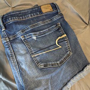AE Super Stretch Jean Shorts -Size 14